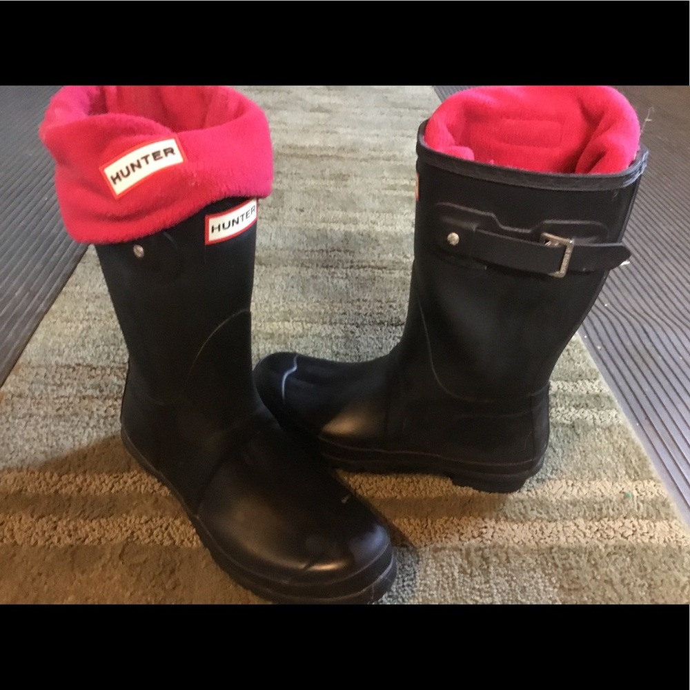 Mid calf Hunter rain boots